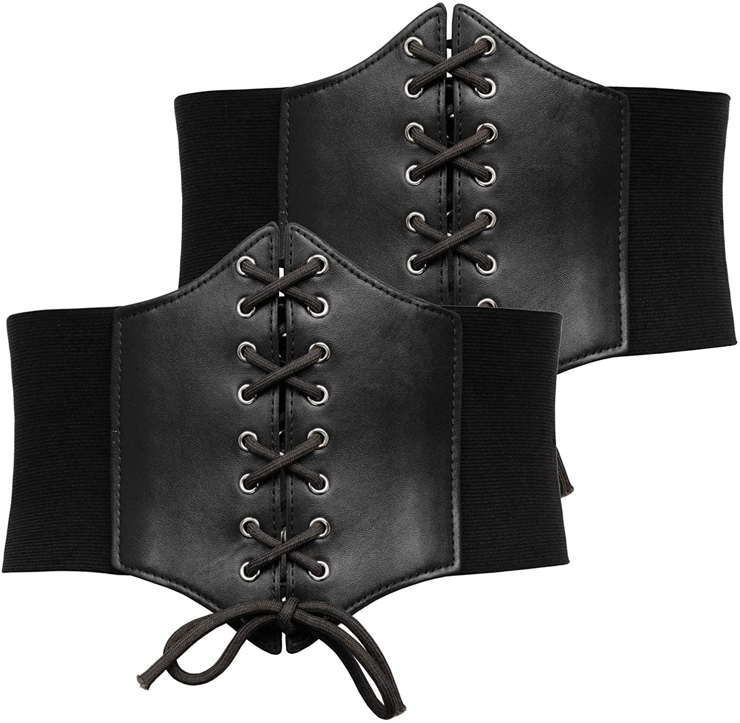 GRACE KARIN Lace-Up Cinch Belt Tied Corset Elastic Waist Belt Apparel & Accessories > Clothing Accessories > Belts GRACE KARIN   
