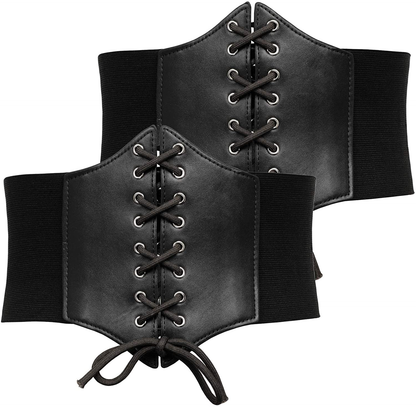 GRACE KARIN Lace-Up Cinch Belt Tied Corset Elastic Waist Belt Apparel & Accessories > Clothing Accessories > Belts GRACE KARIN   