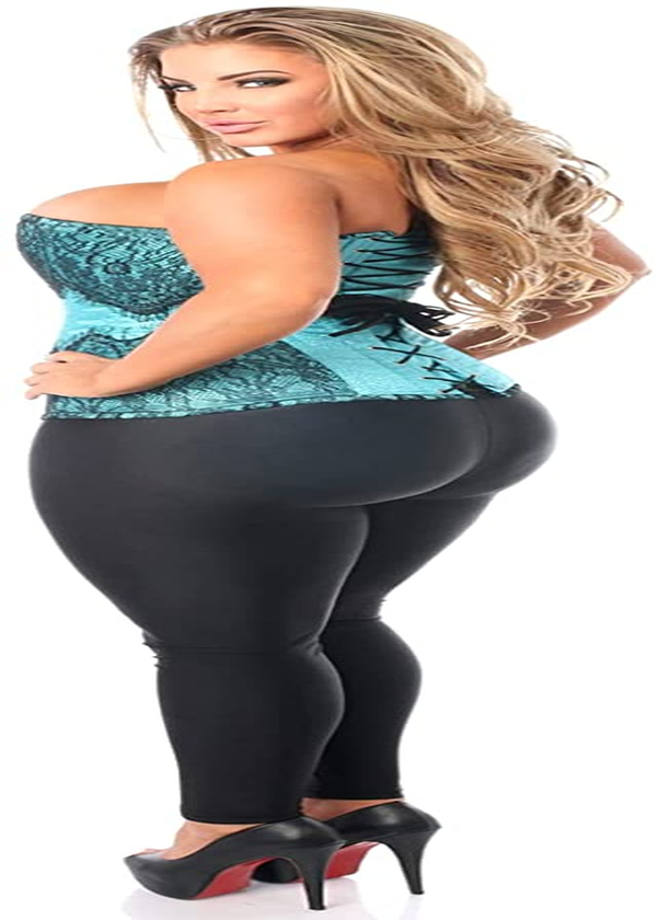 Daisy Corsets Women'S Top Drawer Brocade Steel Boned Corset Apparel & Accessories > Clothing > Underwear & Socks > Lingerie Daisy corsets   