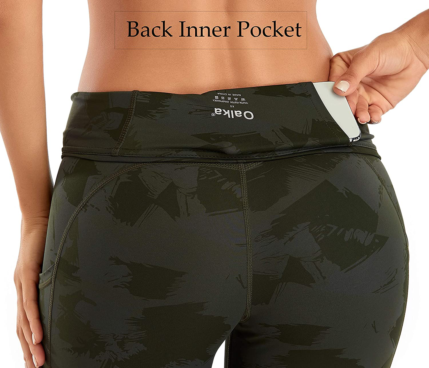 Oalka Women'S Short Yoga Side Pockets High Waist Workout Running Shorts Apparel & Accessories > Clothing > Shorts Kylie Max   