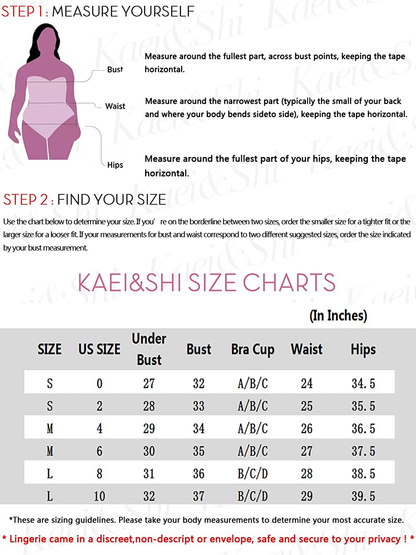 Kaei&Shi Floral Embroidered,Underwire,Cutout Back,G-String,Garter Lingerie Set Apparel & Accessories > Clothing > Underwear & Socks > Lingerie Kaei&Shi   