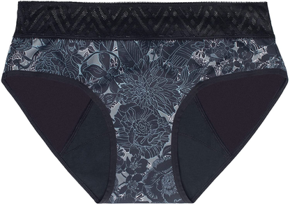 Thinx Hiphugger Menstrual Underwear| Period Underwear for Women| Period Panties Apparel & Accessories > Clothing > Underwear & Socks > Underwear THINX Moonflower 4X 