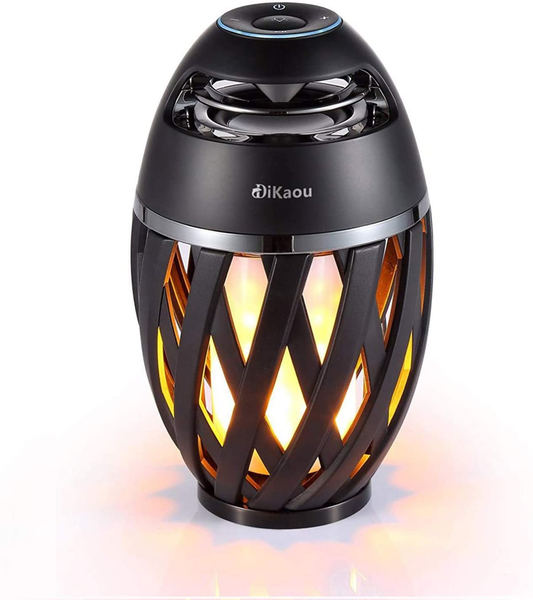 DIKAOU Led Flame Speaker, Torch Atmosphere Bluetooth Speakers&Outdoor Portable Stereo Speaker with HD Audio and Enhanced Bass,LED flickers Warm Yellow Lights BT4.2 for iPhone/iPad/Android Arts & Entertainment > Party & Celebration > Gift Giving DiKaou # 1  