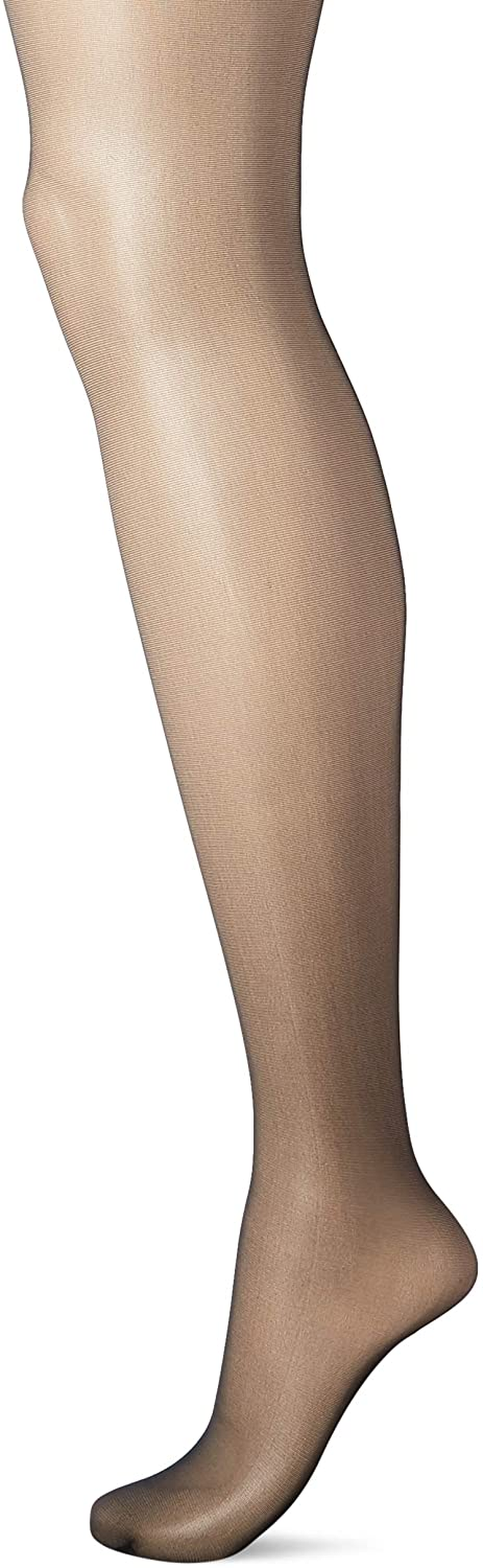 Hanes Women'S Control Top Sheer Toe Silk Reflections Panty Hose Apparel & Accessories > Clothing > Underwear & Socks > Shapewear Hanes Jet 6-pack 6 E-F
