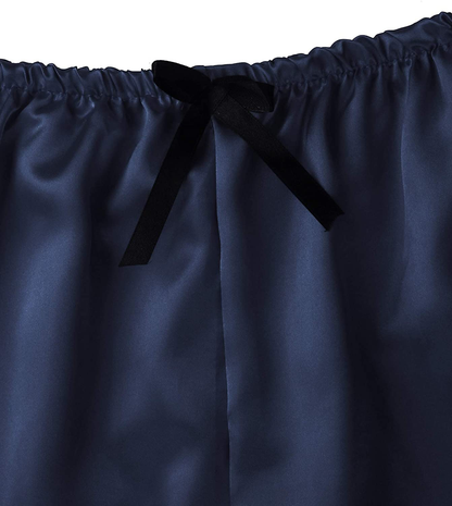 TAKOYI Women'S Sexy Lace 3 Piece Satin Robe and Pajama Set Cami Top Lingerie with Robe Camisole Shorts Apparel & Accessories > Clothing > Sleepwear & Loungewear Kylie Max   