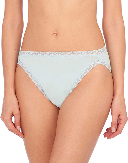 Natori Womens Bliss French Cut Panty Apparel & Accessories > Clothing > Underwear & Socks > Underwear Natori Aqua Sky Small 