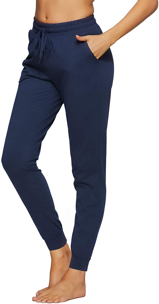 Stelle Women'S Sweatpants Lightweight Yoga Joggers Athletic Workout Track Pants with Pockets 28" Apparel & Accessories > Clothing > Activewear Kylie Max   