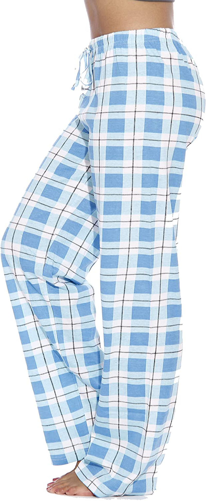 Just Love 100% Cotton Jersey Women Plaid Pajama Pants Sleepwear Apparel & Accessories > Clothing > Sleepwear & Loungewear > Pajamas Kylie Max   