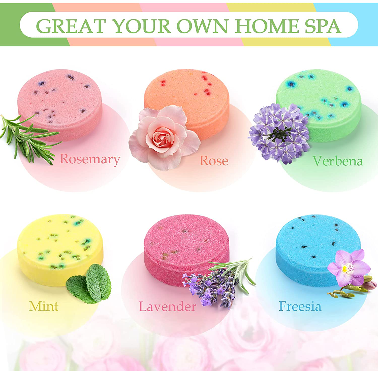 Shower Steamers, 30PCS Natural Aromatherapy Shower Steamers, Vaporizing Steam Spa Experience, Shower Bombs with Essential Oils for Relaxation, Enjoy Spa at Home - Family Pack, Gift for Men and Women Arts & Entertainment > Party & Celebration > Gift Giving leoce   