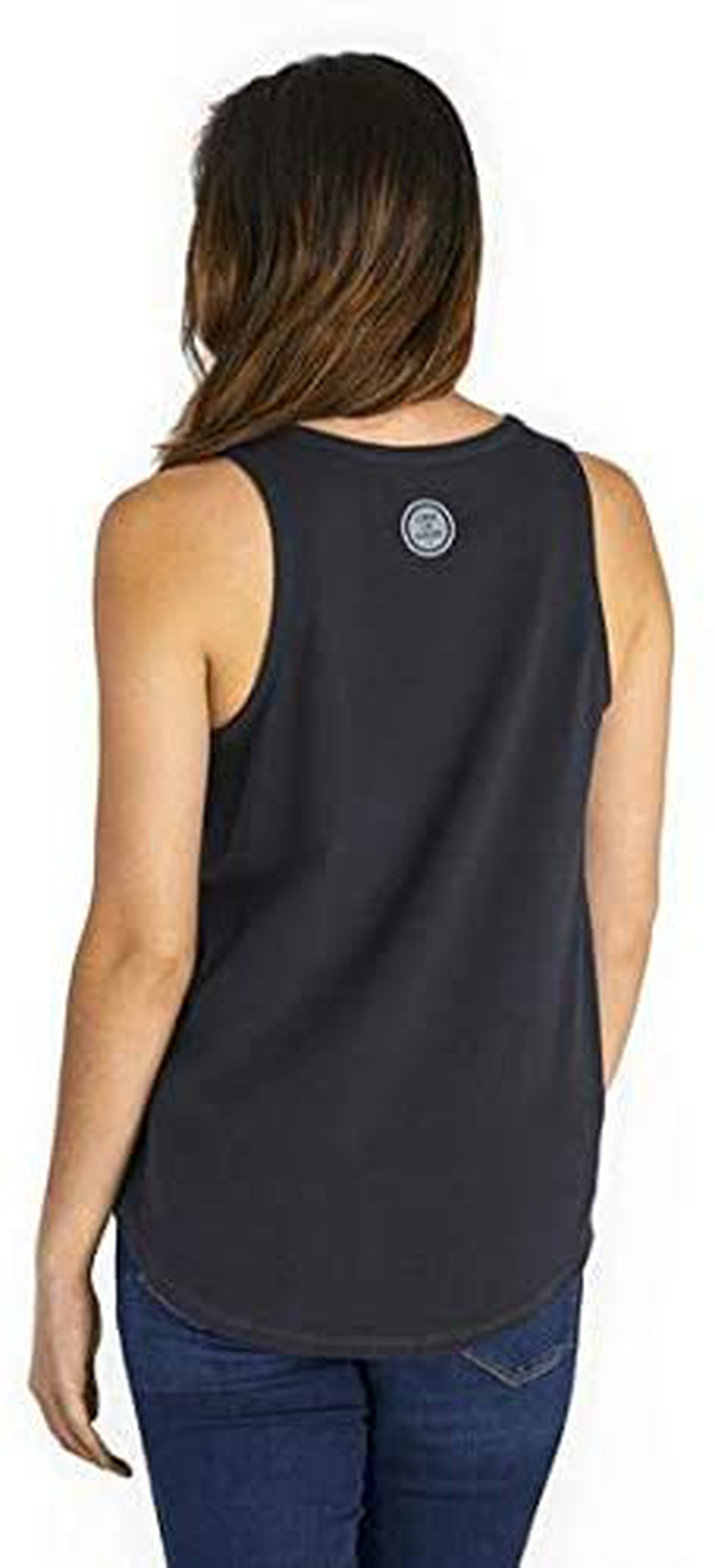 Life Is Good Womens High-Low Crusher Graphic Tank Top Apparel & Accessories > Clothing > Activewear Kylie Max   