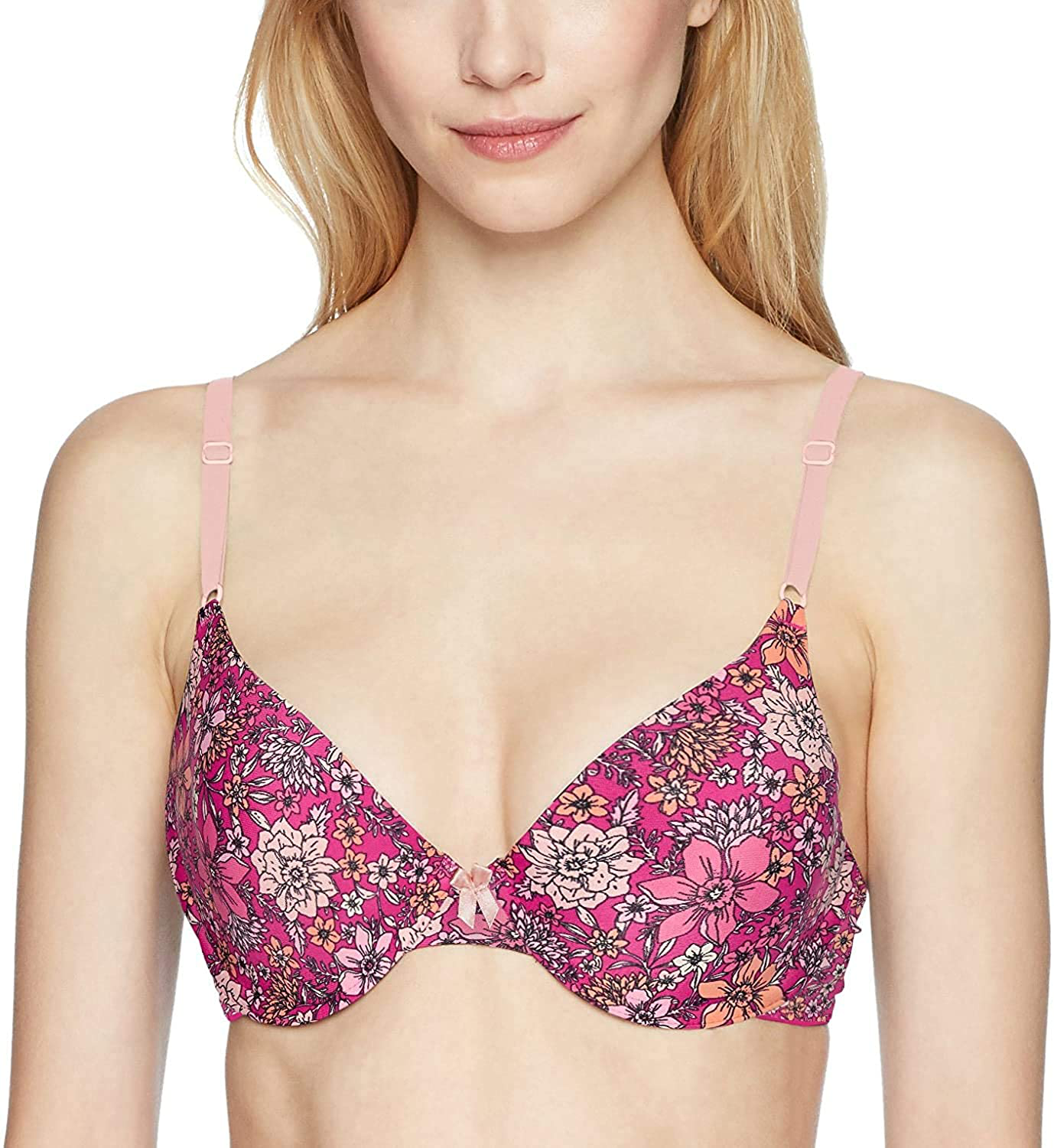 Maidenform Women's One Fab Fit Original Tailored Demi T-Shirt Bra 07959 Apparel & Accessories > Clothing > Underwear & Socks > Bras Maidenform   