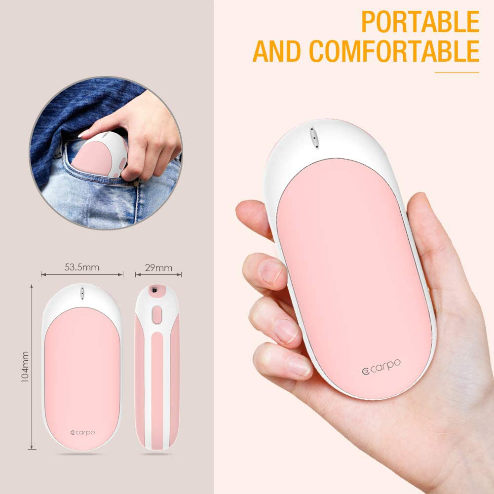 Hand Warmers Rechargeable | 9000mAh Electric Hot Hands Hand Warmer Power Bank | Portable Pocket Warmer Reuesable Handwarmers for Outdoor Sports, Hunting, Golf | Warm Gifts for Women Men Arts & Entertainment > Party & Celebration > Gift Giving CarPo   
