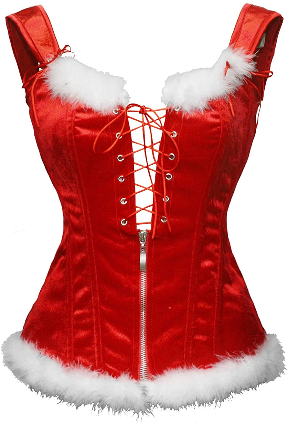 Bslingerie Womens Faux Leather Renaissance Steampunk Bustier Corset Apparel & Accessories > Clothing > Underwear & Socks > Lingerie Bslingerie   