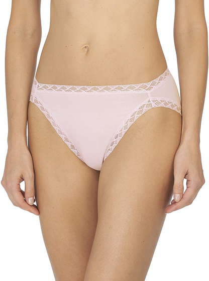 Natori Womens Bliss French Cut Panty Apparel & Accessories > Clothing > Underwear & Socks > Underwear Natori Pale Peony X-Large 