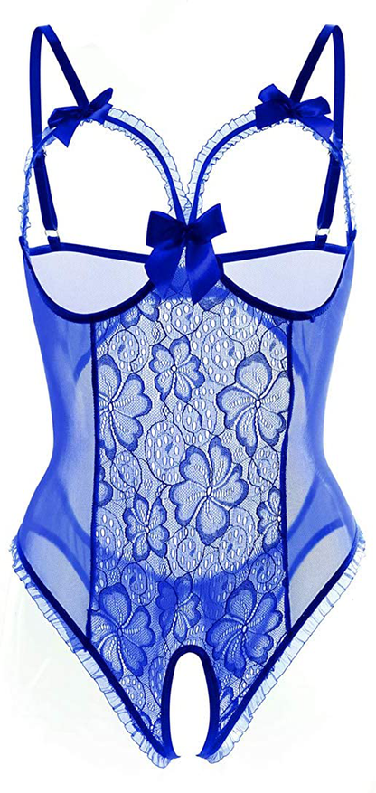 Women Sexy Teddy Lingerie One Piece Lace Babydoll Bodysuit Nightie plus Size S-3XL Apparel & Accessories > Clothing > Underwear & Socks > Lingerie Kylie Max   