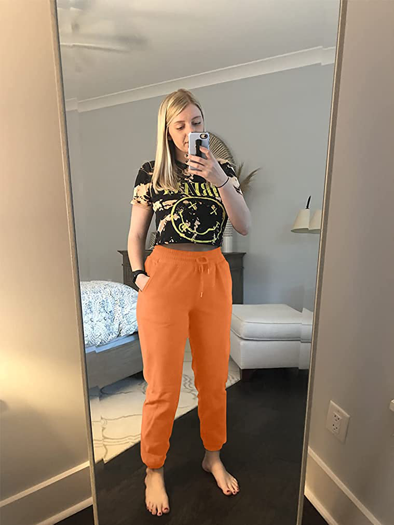 GOKATOSAU Women'S Sexy Lounge Stretch Casual Jogger Drawstring Sweatpants with Pockets Apparel & Accessories > Clothing > Activewear Kylie Max   