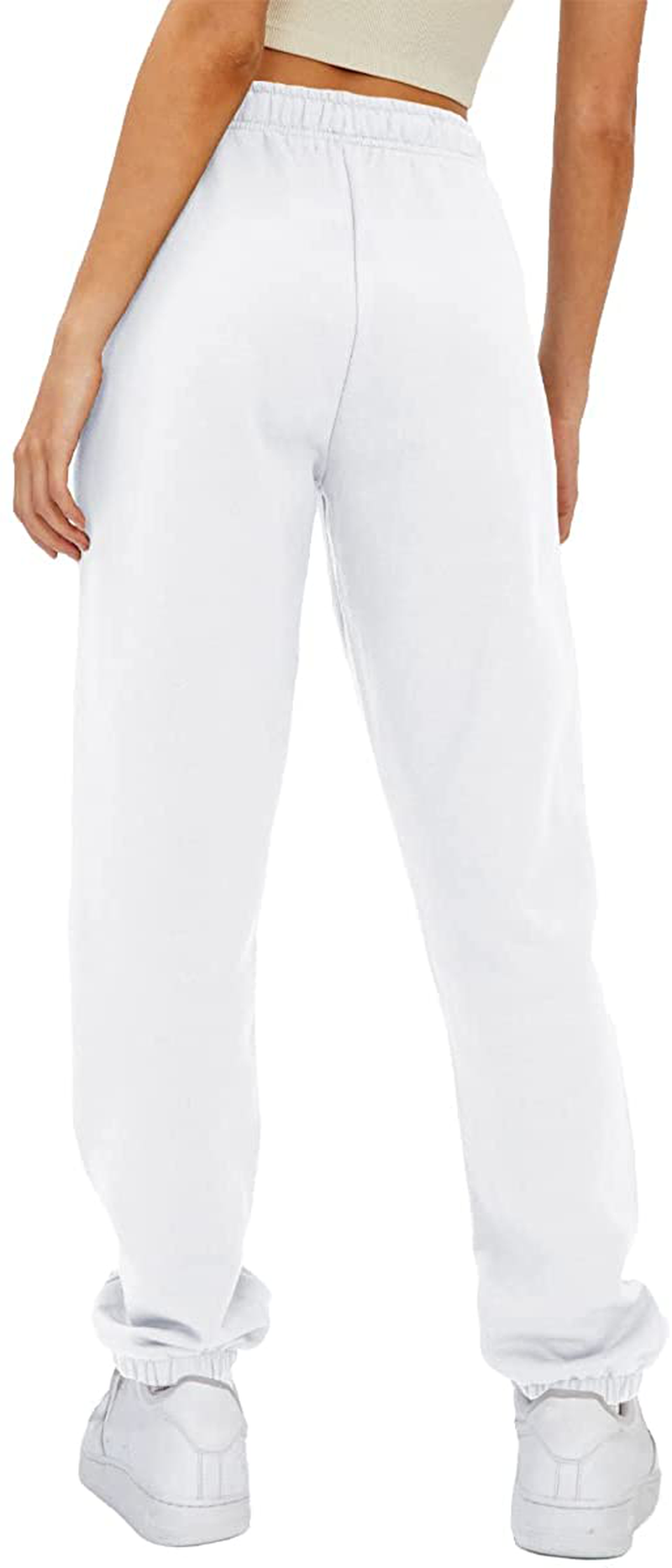 Trendy Queen Womens Fleece Sweatpants Warm Comfy Joggers Pants Athletic Lounge Leggings with Pockets Apparel & Accessories > Clothing > Activewear Kylie Max   