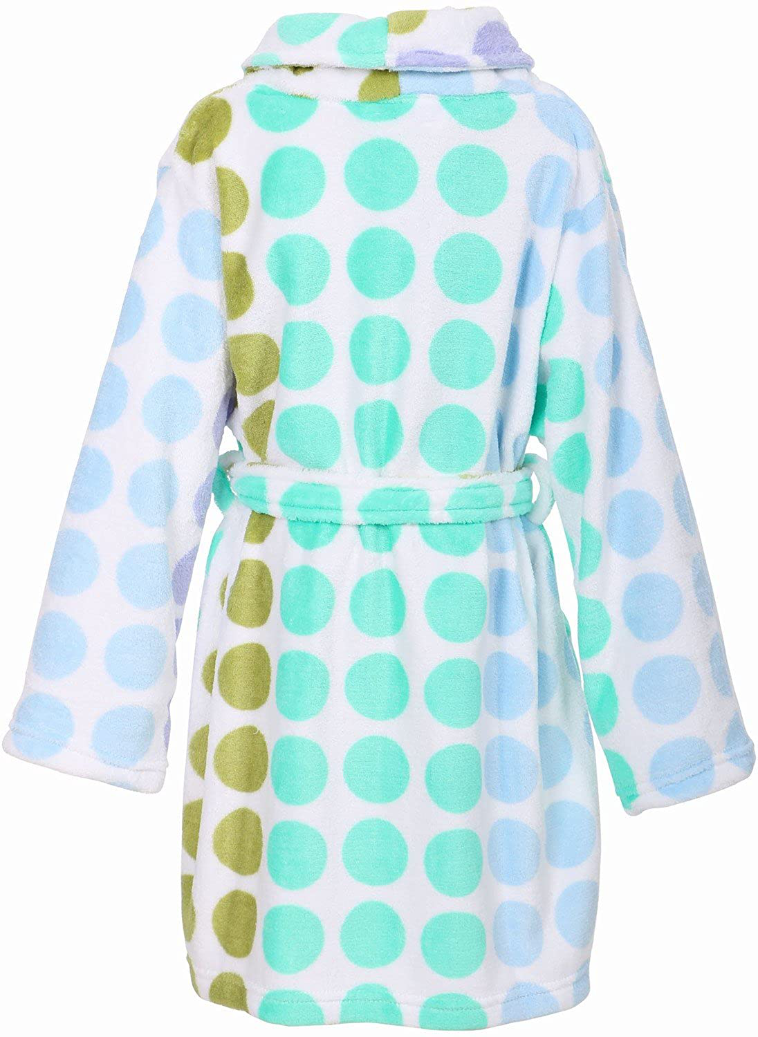 Kids Girls Boys Soft Plush Cover up with Long Sleeve Two Pockets Apparel & Accessories > Clothing > Sleepwear & Loungewear > Robes Kylie Max   