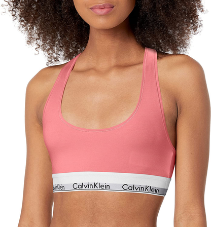Calvin Klein Women'S Modern Cotton Bralette Apparel & Accessories > Clothing > Underwear & Socks > Lingerie Calvin Klein Rosey Dream X-Large 