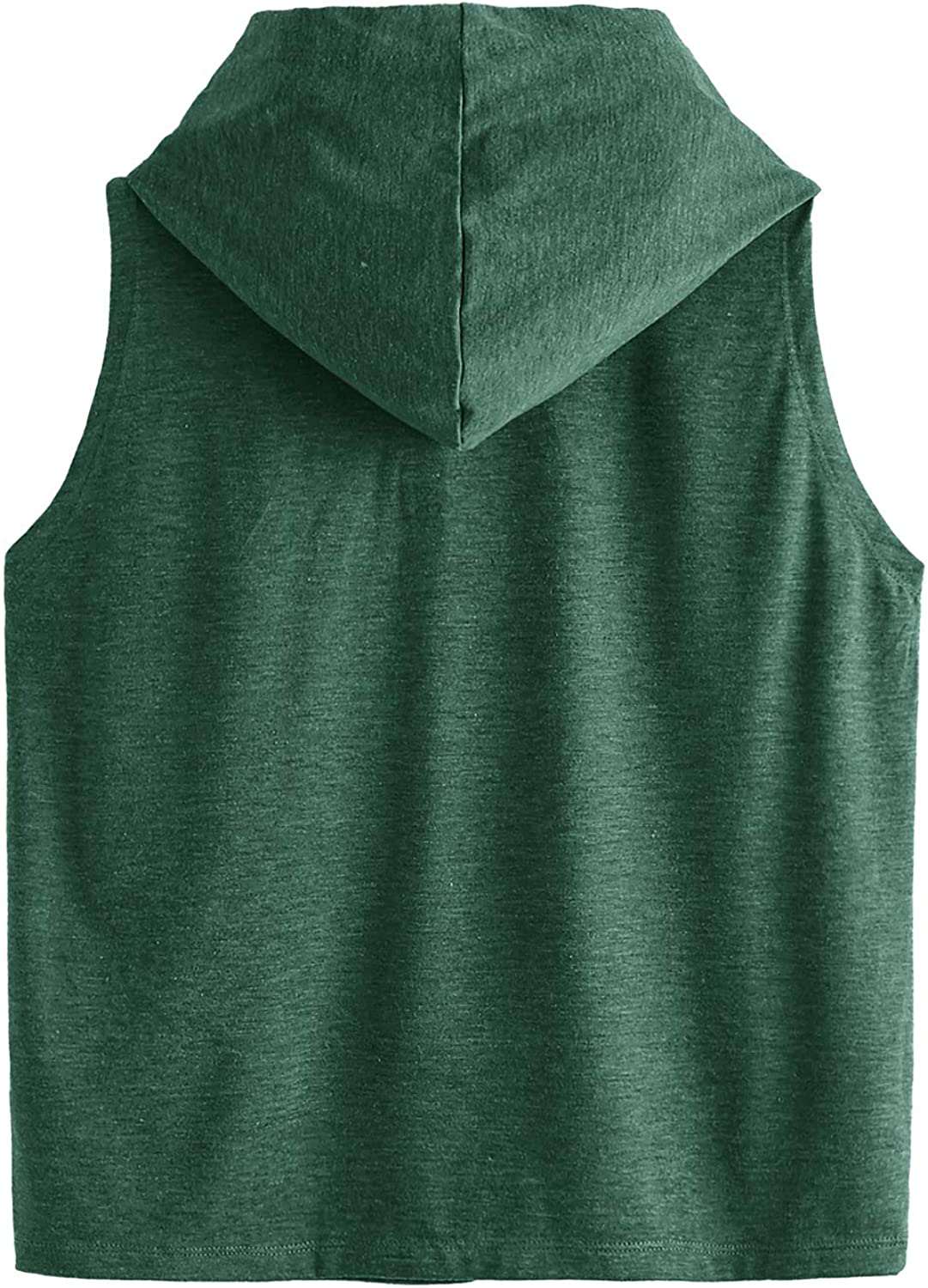 Sweatyrocks Women'S Summer Sleeveless Hooded Tank Top T-Shirt for Athletic Exercise Relaxed Breathable Apparel & Accessories > Clothing > Activewear Kylie Max   