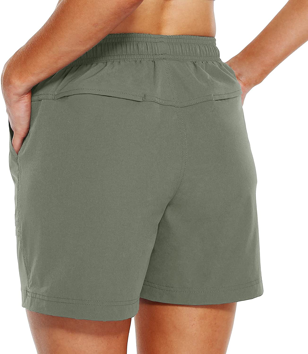 Willit Women'S 5" Hiking Shorts Golf Athletic Outdoor Shorts Quick Dry Workout Summer Water Shorts with Pockets Apparel & Accessories > Clothing > Shorts Kylie Max   