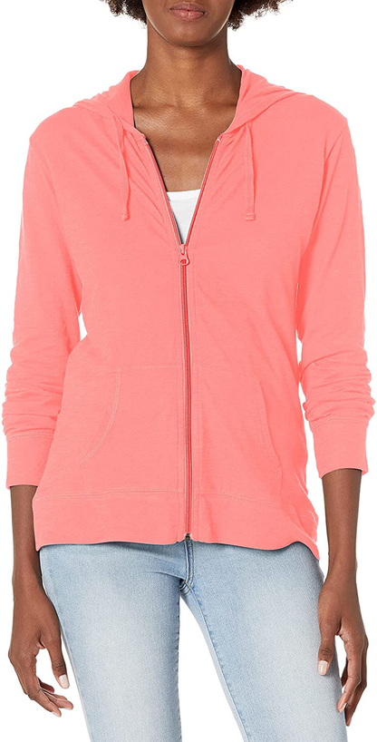 Hanes Women'S Slub Jersey Hoodie Apparel & Accessories > Clothing > Activewear Kylie Max   