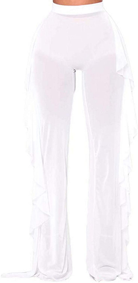 Women'S Beach Sheer Mesh Legging Pant See through Bikini Bottom Swimsuit Cover Up Apparel & Accessories > Clothing > Swimwear Kylie Max   