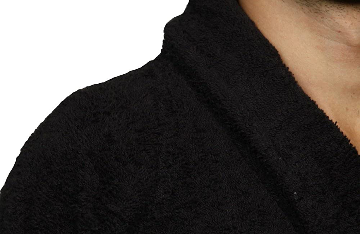 SUPERIOR Cotton Unisex Terry Bathrobe for Woman and Man, Soft SPA Robes Apparel & Accessories > Clothing > Sleepwear & Loungewear > Robes Kylie Max   