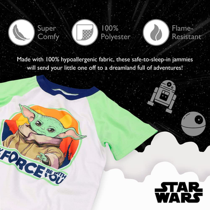 Star Wars Boys' Pajama Set Apparel & Accessories > Clothing > Sleepwear & Loungewear > Pajamas Kylie Max   