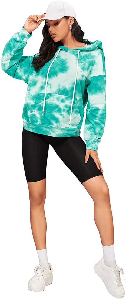 Sweatyrocks Women'S Casual Heart Print Long Sleeve Pullover Hoodie Sweatshirt Tops Apparel & Accessories > Clothing > Activewear Kylie Max   