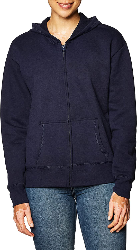 Hanes Women'S Ecosmart Full-Zip Hoodie Sweatshirt Apparel & Accessories > Clothing > Activewear Kylie Max   