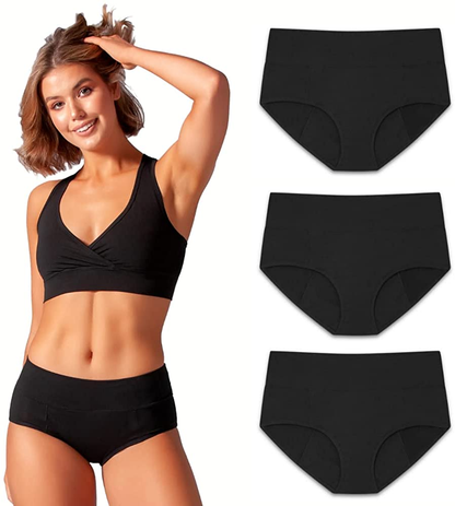 Bambody Absorbent Panty: Period Panties/Maternity & Postpartum Underwear Apparel & Accessories > Clothing > Underwear & Socks > Underwear Bambody 3 Pack (Black) 5X-Large 