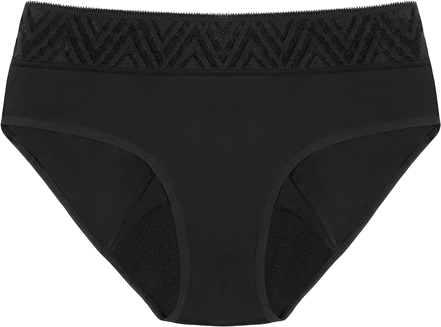 Thinx Hiphugger Heavy Black Apparel & Accessories > Clothing > Underwear & Socks > Underwear THINX   