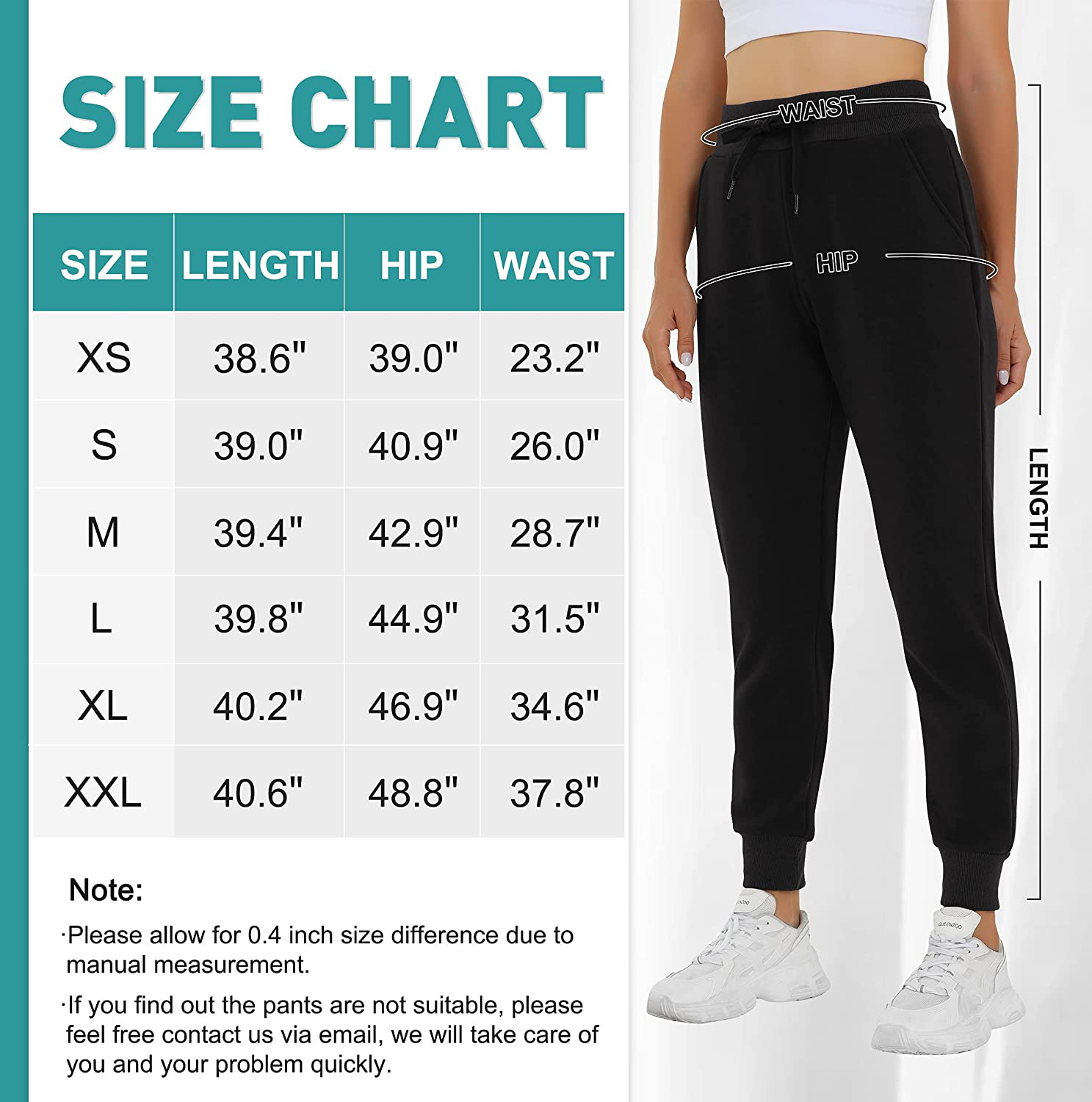 Heathyoga Fleece Lined Joggers for Women Thermal Sweatpants for Women Joggers with Pockets Workout Pants Running Pants Apparel & Accessories > Clothing > Activewear Kylie Max   