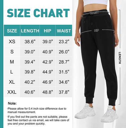 Heathyoga Fleece Lined Joggers for Women Thermal Sweatpants for Women Joggers with Pockets Workout Pants Running Pants Apparel & Accessories > Clothing > Activewear Kylie Max   