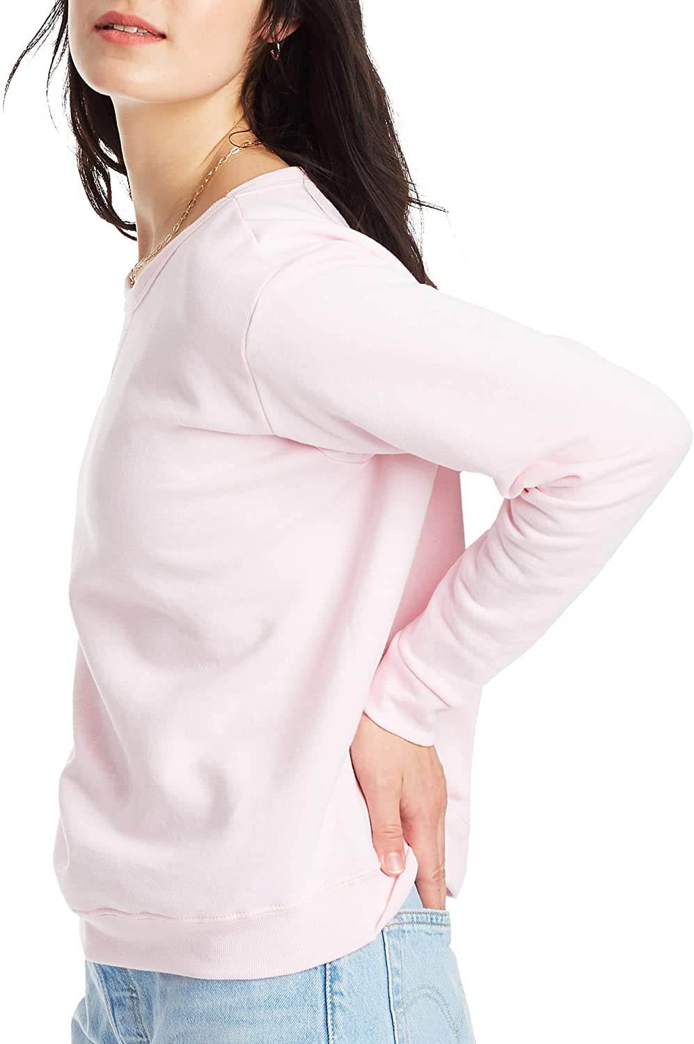 Hanes Women'S Ecosmart Crewneck Sweatshirt Apparel & Accessories > Clothing > Activewear Kylie Max   