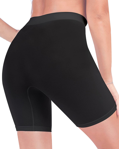 Reamphy 3 Pack Slip Shorts for Women under Dress,Comfortable Smooth Yoga Shorts,Workout Biker Shorts Apparel & Accessories > Clothing > Underwear & Socks > Shapewear Reamphy   