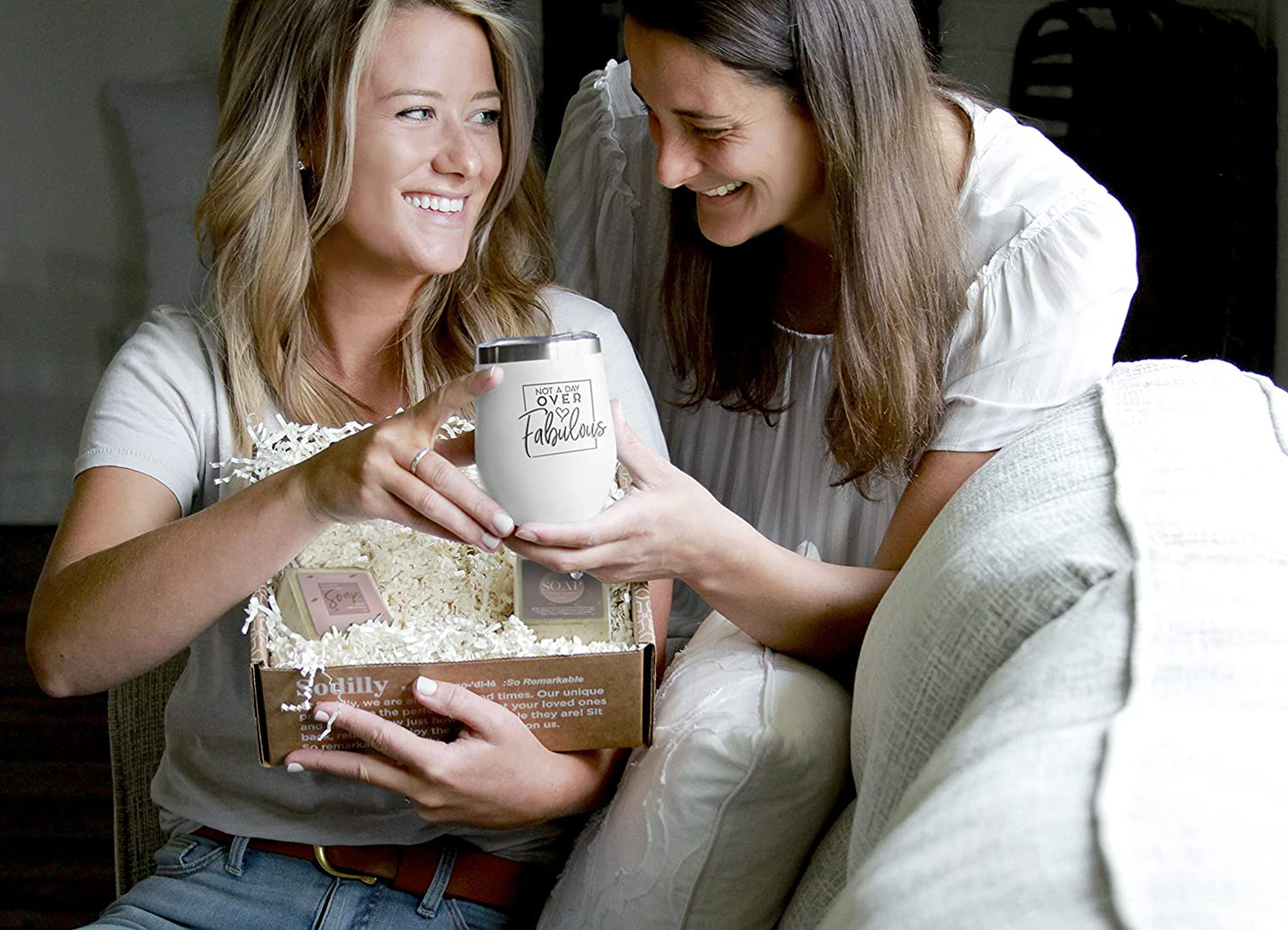Birthday Gifts for Women - Best Relaxing Spa Gift Box Basket for Wife Mom Sister Girlfriend Best Friend Mother - Bday Bath Set w/Tumbler - Gifts Basket Care Package Present for Her Happy Birthday Arts & Entertainment > Party & Celebration > Gift Giving Sodilly   