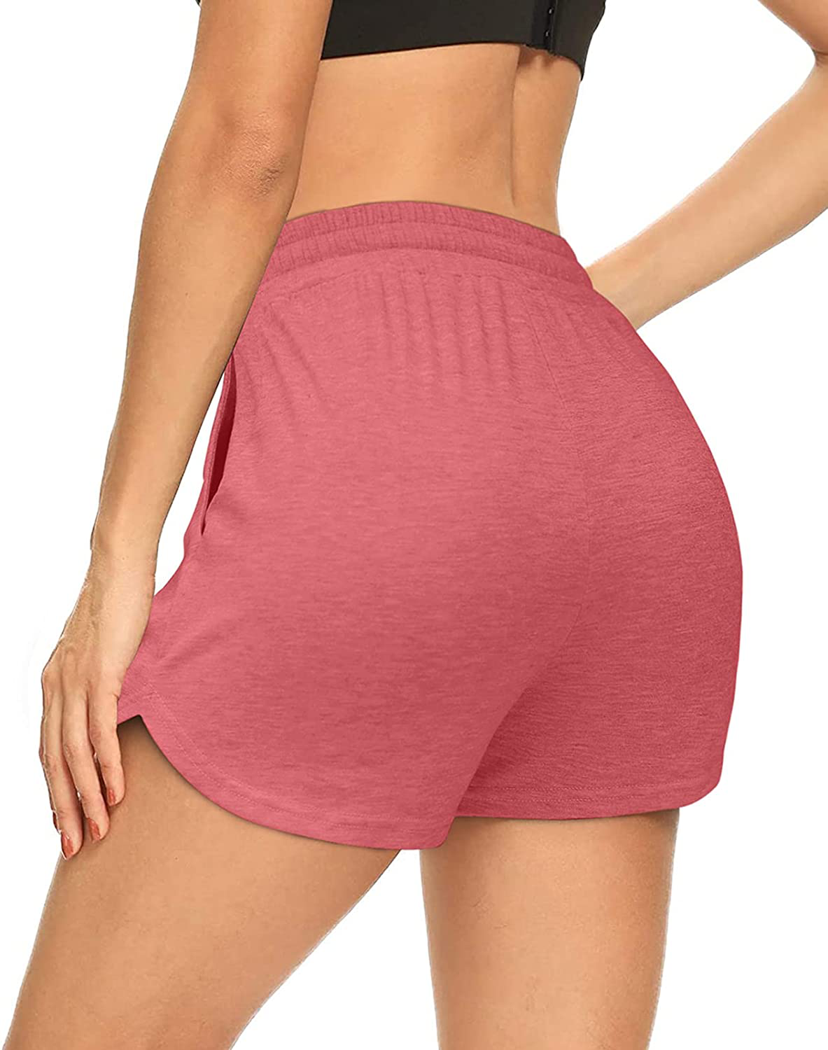 OFEEFAN Womens Athletic Shorts Running Dolphin Shorts with Pockets and Drawstring Apparel & Accessories > Clothing > Shorts Kylie Max   