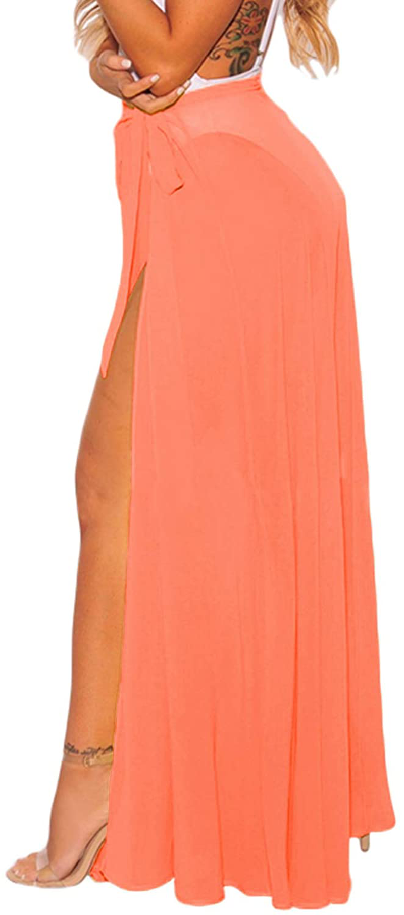 LIENRIDY Women'S Swimsuit Cover up Summer Beach Wrap Skirt Swimwear Bikini Cover-Ups Apparel & Accessories > Clothing > Swimwear Kylie Max   