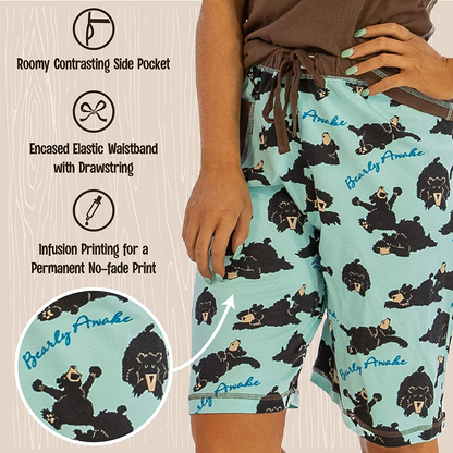 Lazy One Animal Pajamas for Women, Cute Pajama Shorts and Top Separates Apparel & Accessories > Clothing > Sleepwear & Loungewear > Pajamas Kylie Max   