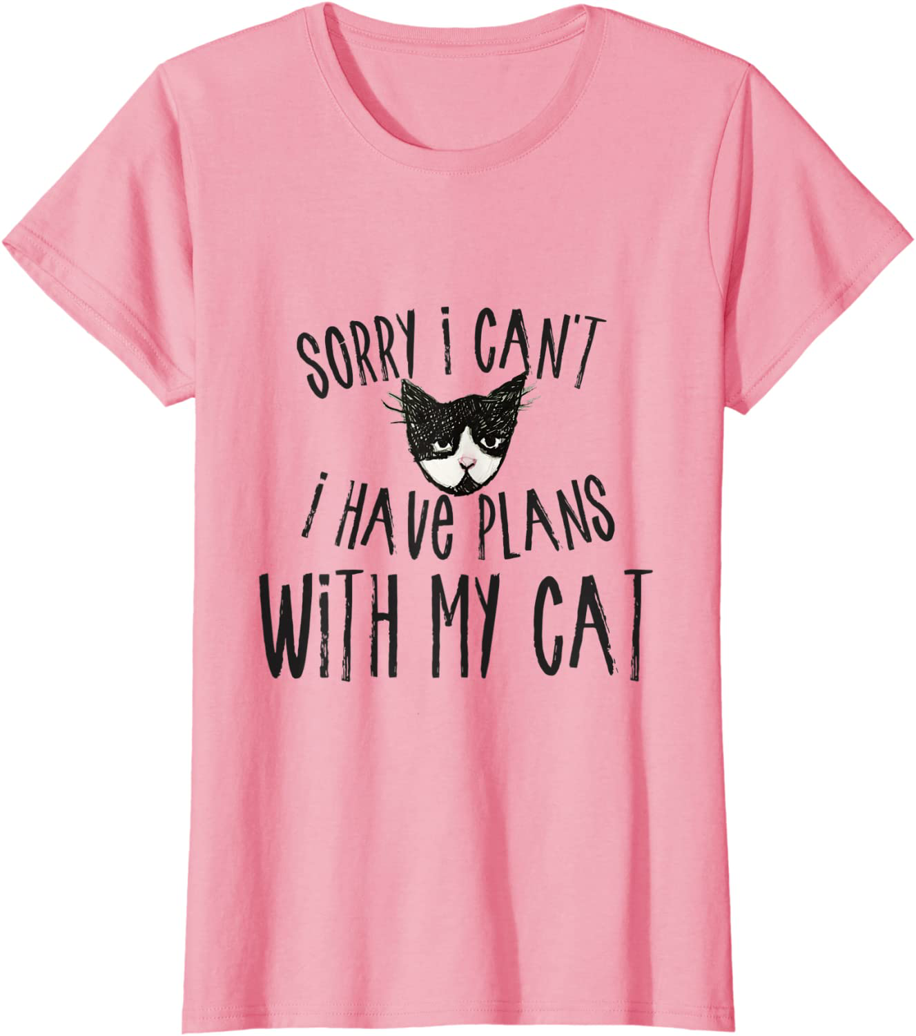 Sorry I can't I have plans with my Cat T-Shirt Arts & Entertainment > Party & Celebration > Gift Giving Caterpillar Pink Women 2XL
