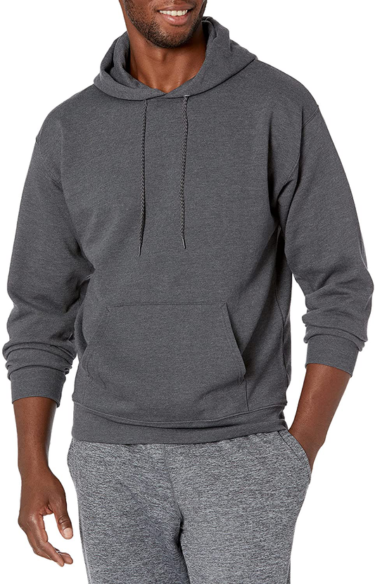Hanes Men'S Pullover Ecosmart Hooded Sweatshirt Apparel & Accessories > Clothing > Activewear Kylie Max   