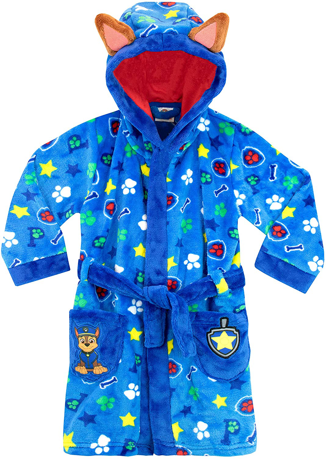 Paw Patrol Boys' Chase Robe Apparel & Accessories > Clothing > Sleepwear & Loungewear > Robes Kylie Max   