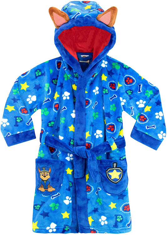 Paw Patrol Boys' Chase Robe Apparel & Accessories > Clothing > Sleepwear & Loungewear > Robes Kylie Max   