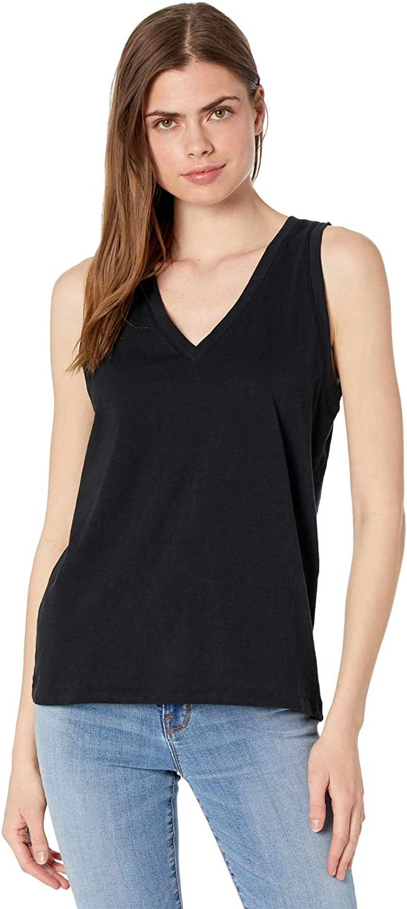 Madewell Women'S Whisper Shout Cotton V Neck Tank Apparel & Accessories > Clothing > Activewear Kylie Max   