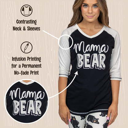 Lazy One Women'S Leggings and Tees, Pajama Separates, Cozy Loungewear for Women Apparel & Accessories > Clothing > Sleepwear & Loungewear > Pajamas Kylie Max   