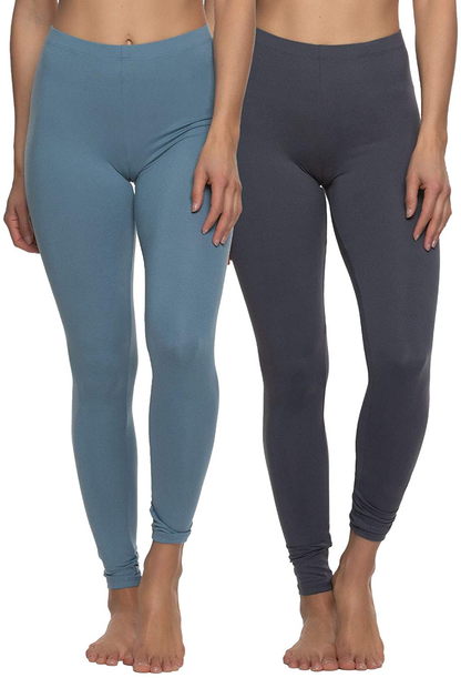 Felina Velvety Super Soft Lightweight Leggings - for Women - Yoga Pants, Workout Clothes Apparel & Accessories > Clothing > Activewear KYLIE MAX Cool Beach Medium 
