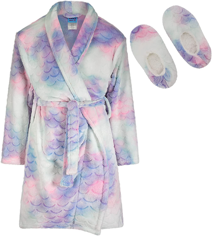 Sleep on It Girls Fleece Robe | Kids Robes for Girls Apparel & Accessories > Clothing > Sleepwear & Loungewear > Robes Kylie Max   