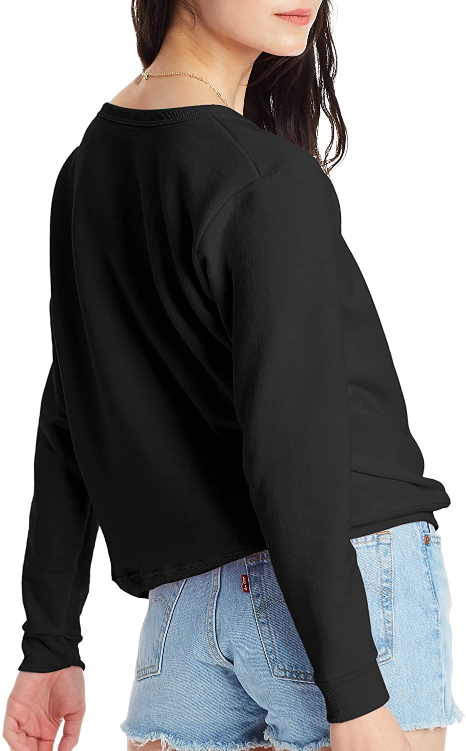 Hanes Women'S Ecosmart Crewneck Sweatshirt Apparel & Accessories > Clothing > Activewear Kylie Max   